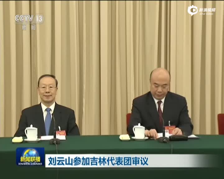 刘云山加入吉林代表团审议